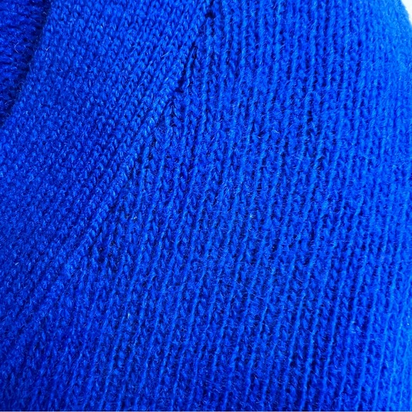 Marisa Baroni Royal Blue Wool Blend Sweater Cardigan Size Small - Picture 8 of 8